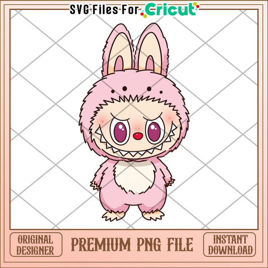 Labubu design png, labubu popmart png, cartoon characters png