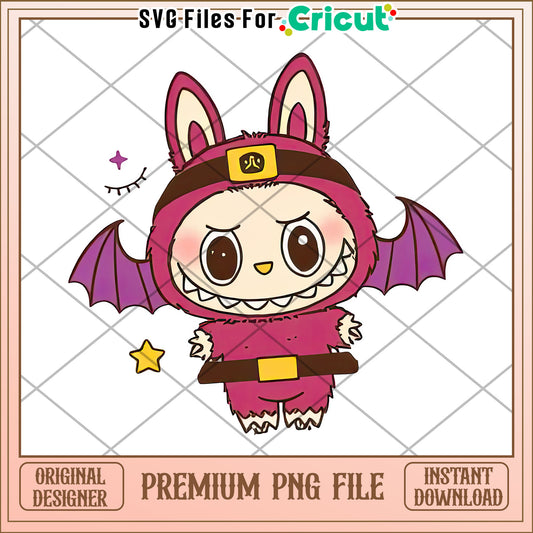 Labubu dracula png, labubu halloween​ png, pop mart labubu dolls​​ png