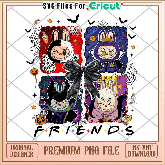 Labubu friends png, spirit halloween png, halloween time png