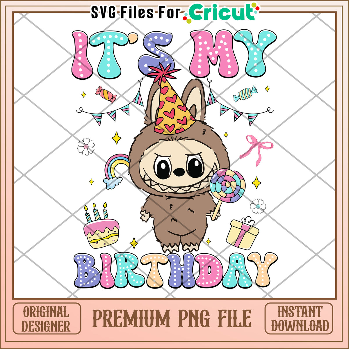 Labubu it's my birthday png, labubu popmart png, labubu png – svg files ...