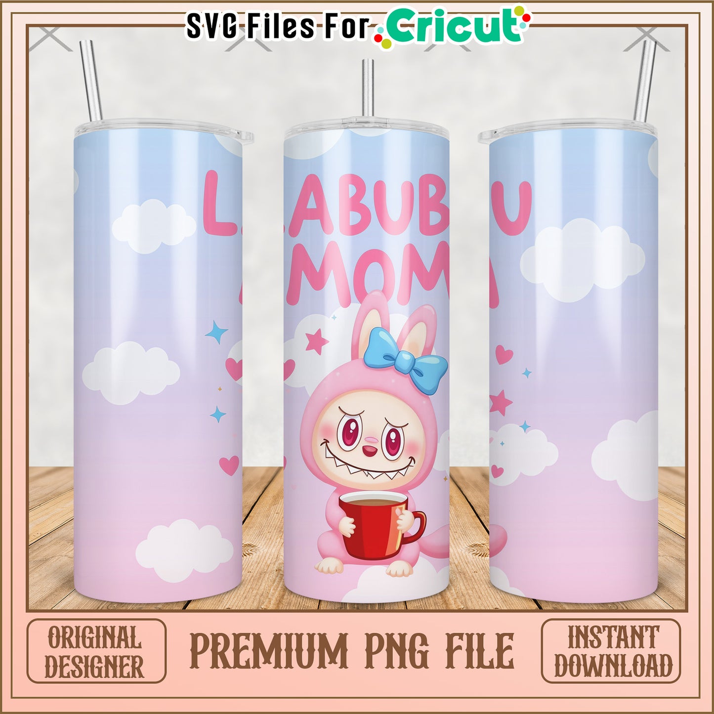 Labubu mom tumbler png, labubu doll png, labubu toys png