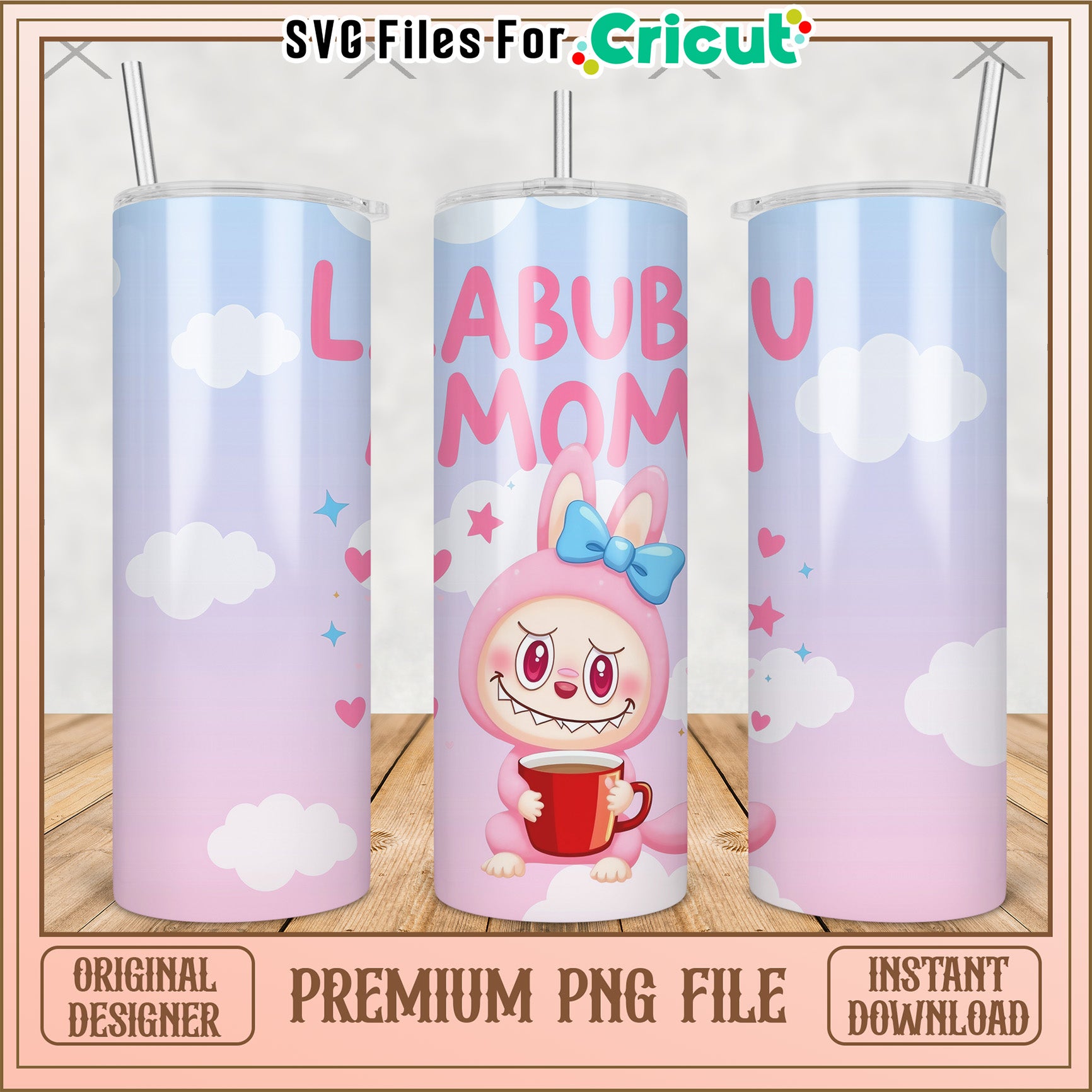 Labubu mom tumbler png, labubu doll png, labubu toys png