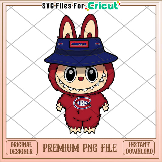 Labubu montreal logo png, nhl games png, american ice hockey png