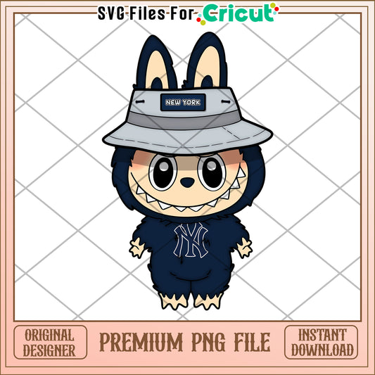 Labubu new york giants  nfl design png, nfl 2025 png, cute labubu toys png