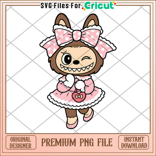 Labubu princess  png, lovely labubu​ png, halloween art​​​ png