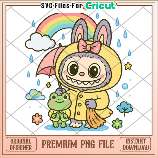 Labubu raincoat png, labubu clothes​ png, labubu price​ png