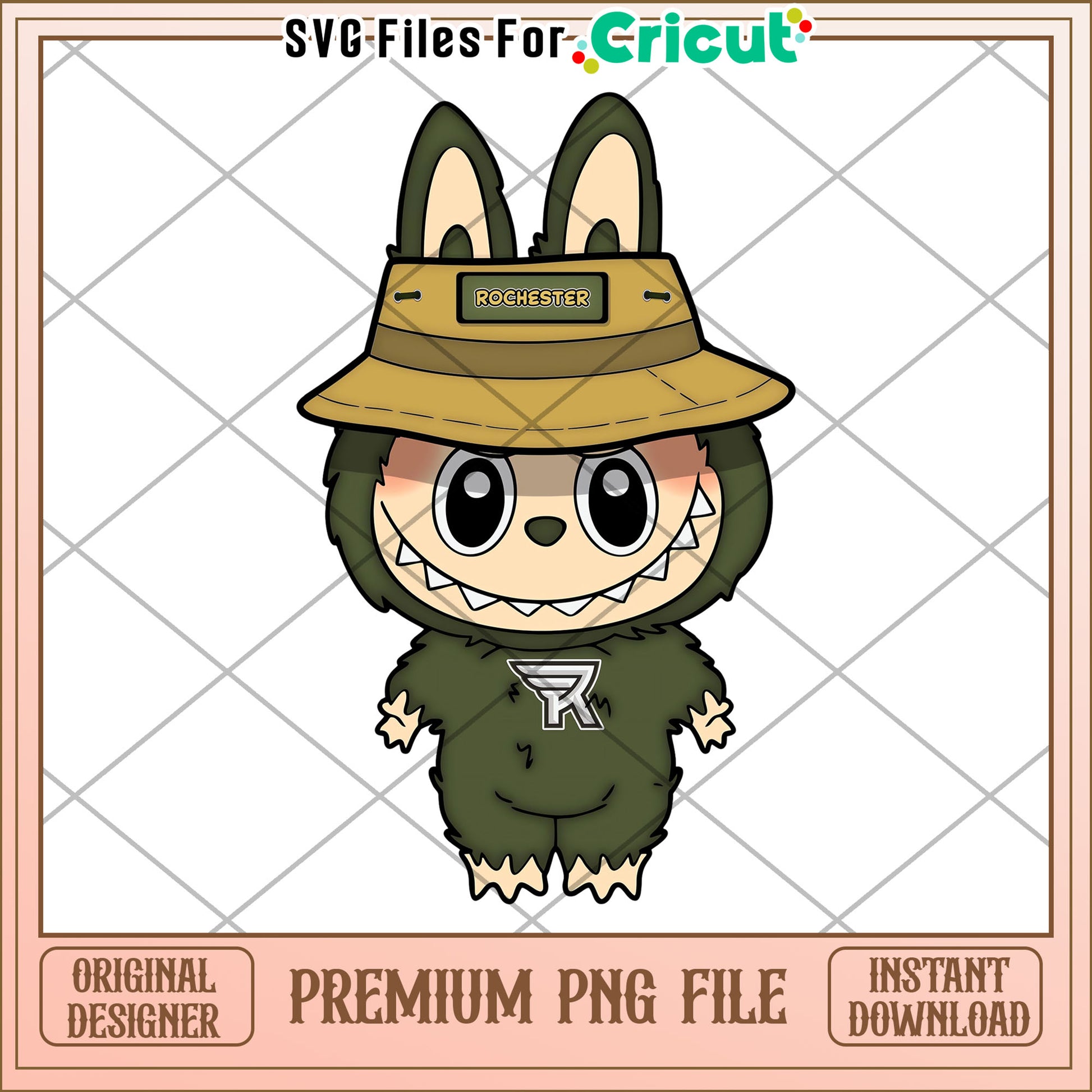 Labubu roschester cute design png, labubu cute characters png, cute labubu toys png