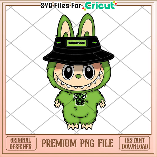 Labubu sackatoon cute design png, labubu cute characters png, cute labubu toys png