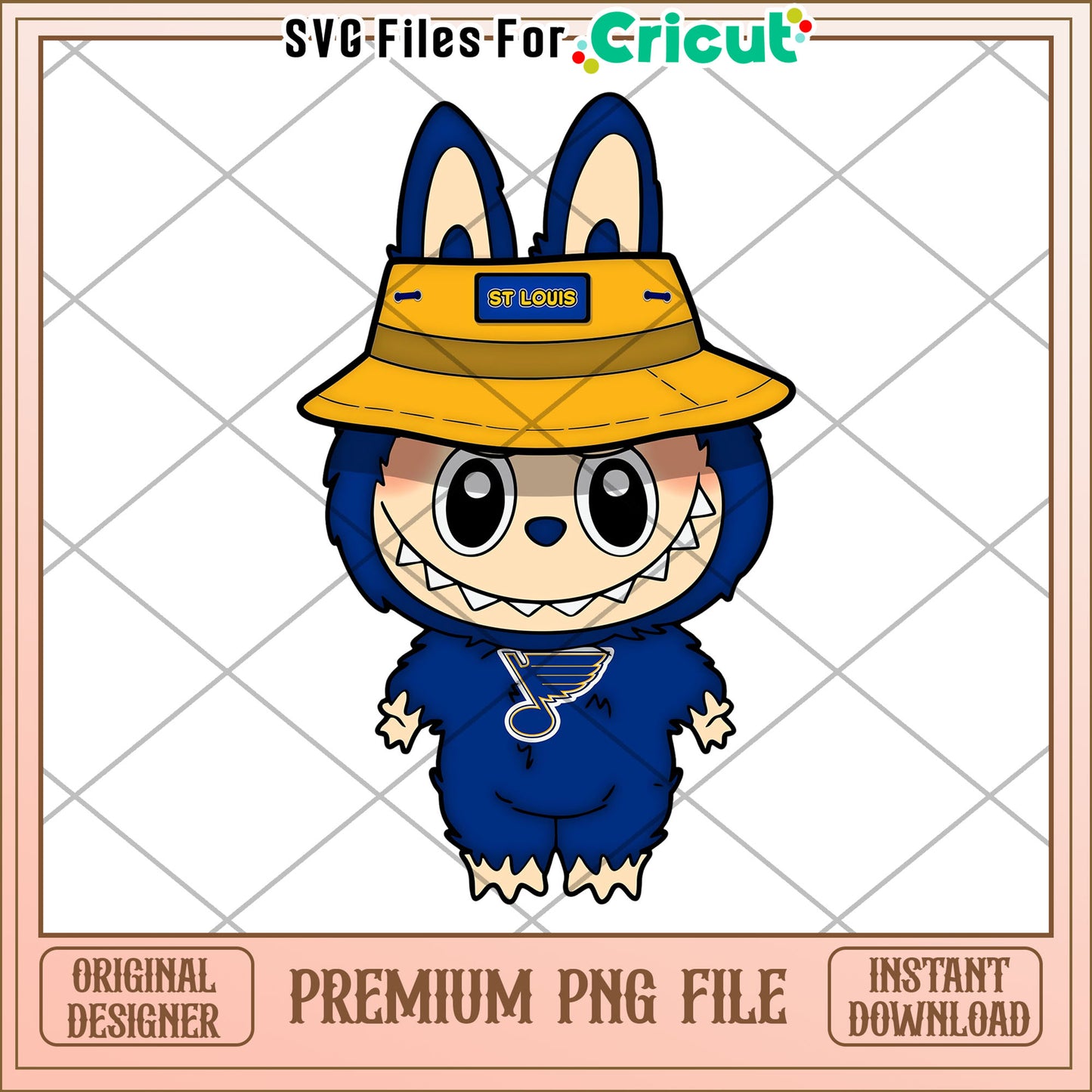 Labubu sit louis cute design png, nhl games png, american ice hockey png