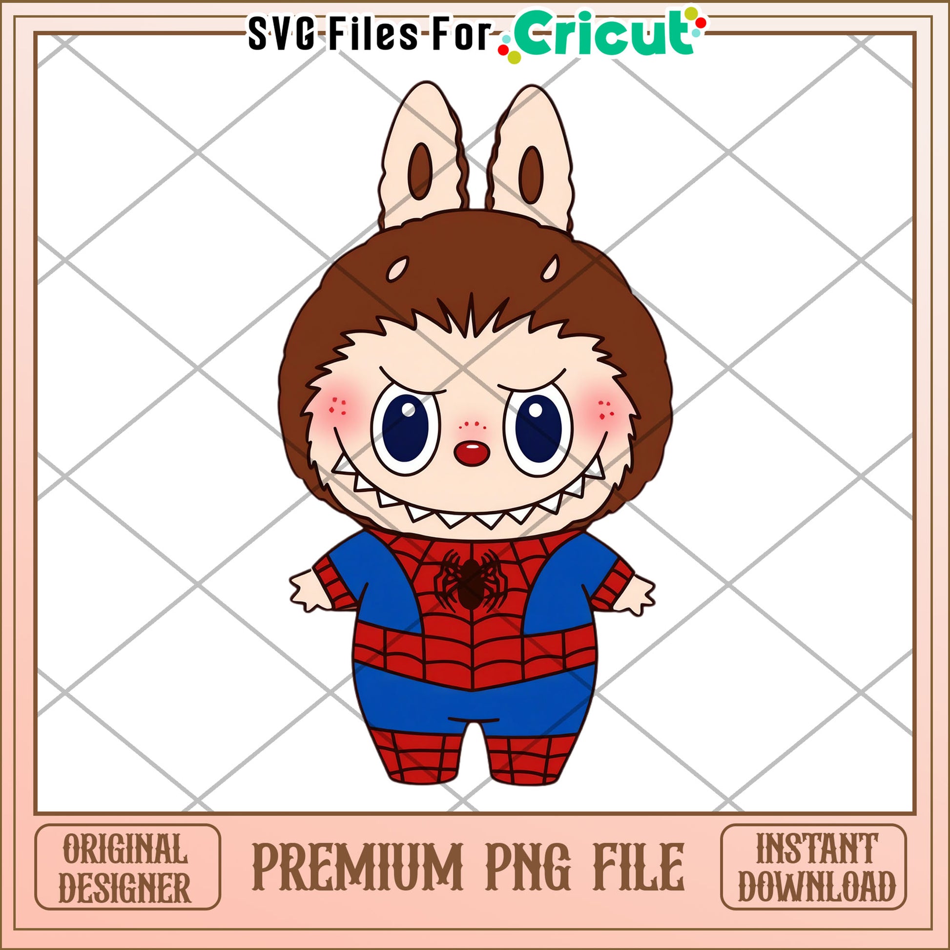 Labubu spiderman design png, labubu avengers png, marvel characters png