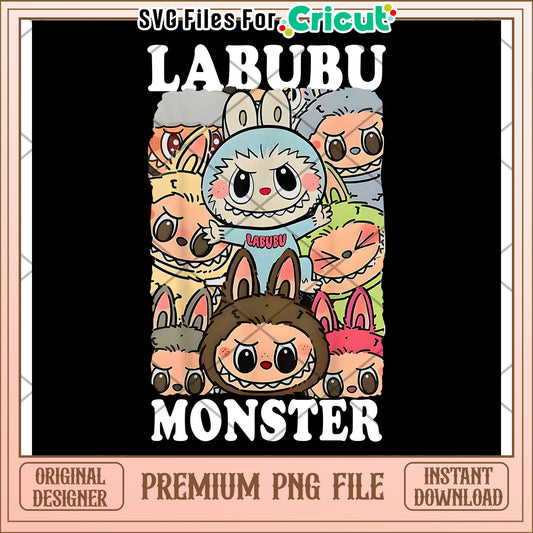 Labubu the momster characters png, labubu character png, monster labubu png, labubu popmart png