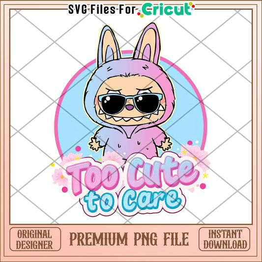Labubu to cute to care png, labubu toys png, labubu cartoon png