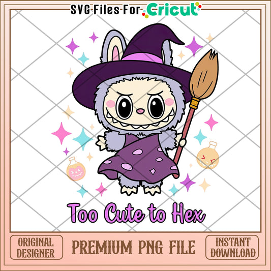Labubu too cute to hex png, labubu doll png, popmart labubu png