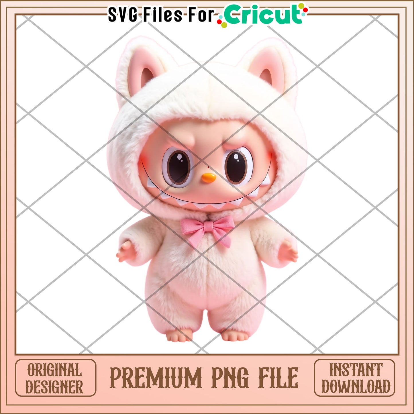 Labubu toys illustrtion png, labubu secret png, cartoon labubu png