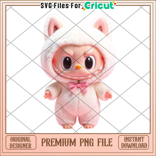 Labubu toys illustrtion png, labubu secret png, cartoon labubu png