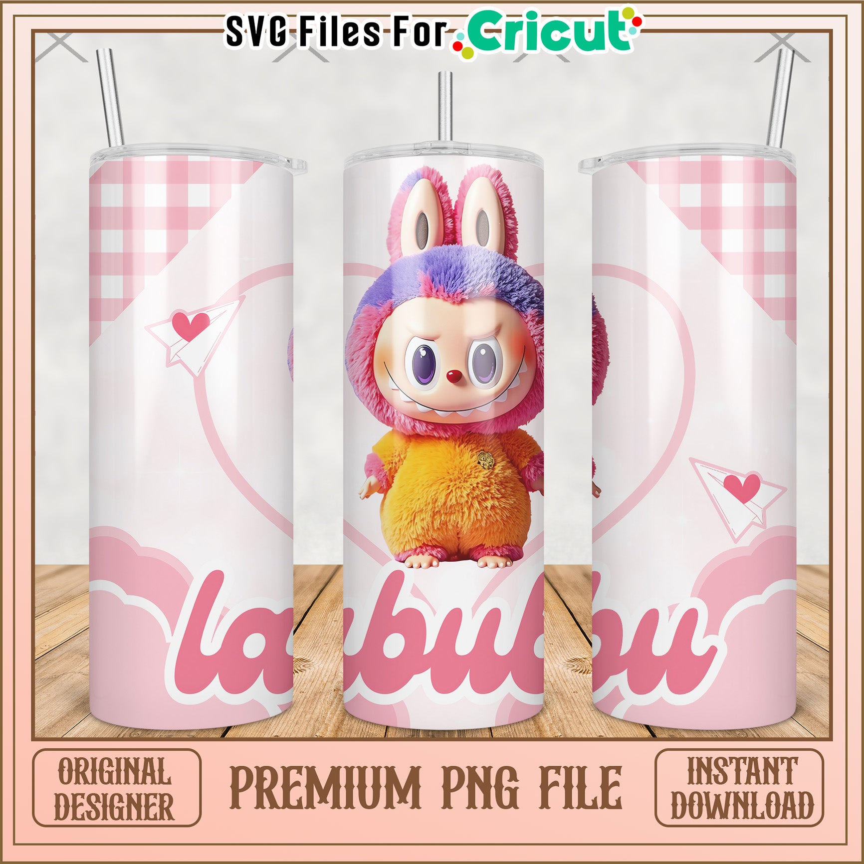 Labubu tumbler design png, labubu secret png, labubu keychain​ png