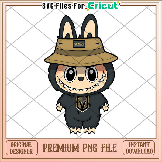Labubu vegas cute design png, nhl games png, american ice hockey png
