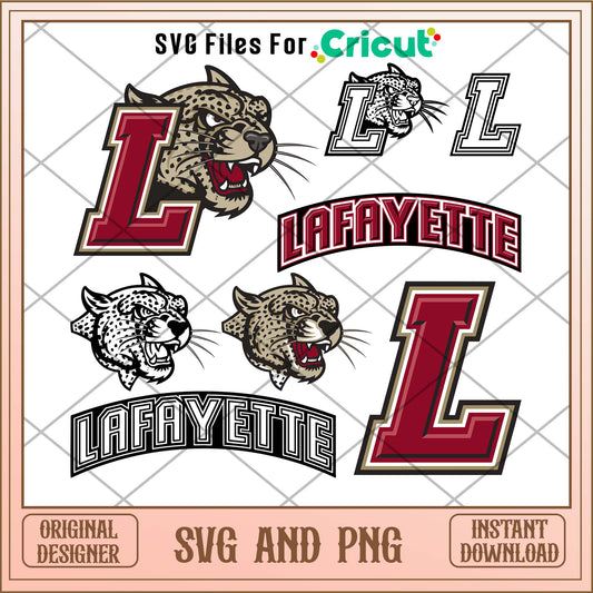 Lafayette Leopards svg, Lafayette Leopards svg bundle, NCAA svg