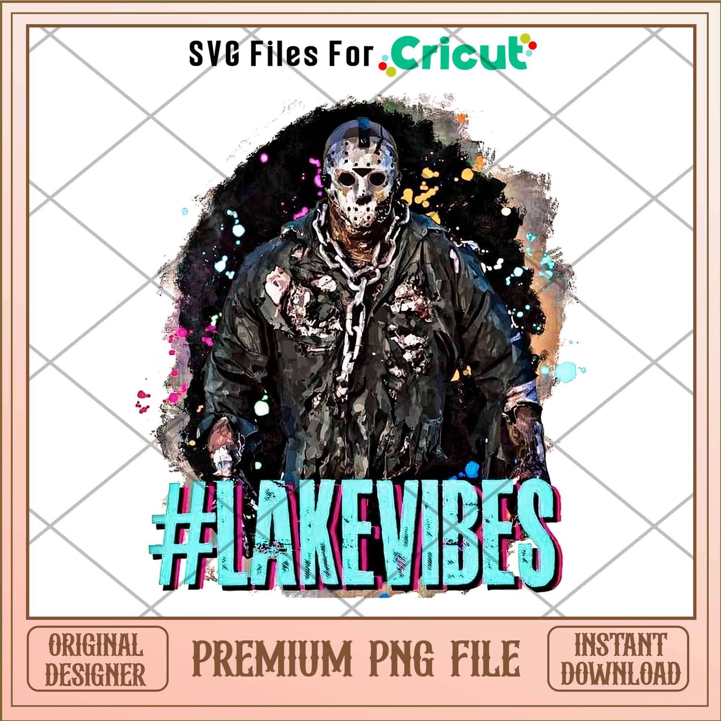 Lake Vibes Halloween png, Horror Characters png, Digital Download