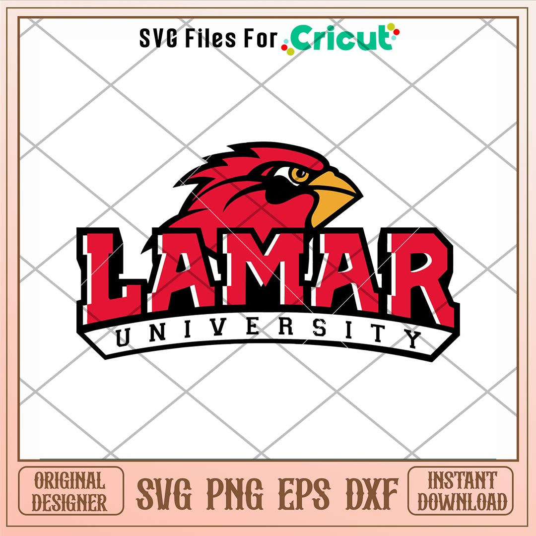Lamar Cardinals Logo Svg, Lamar Cardinals Svg, NCAA Svg