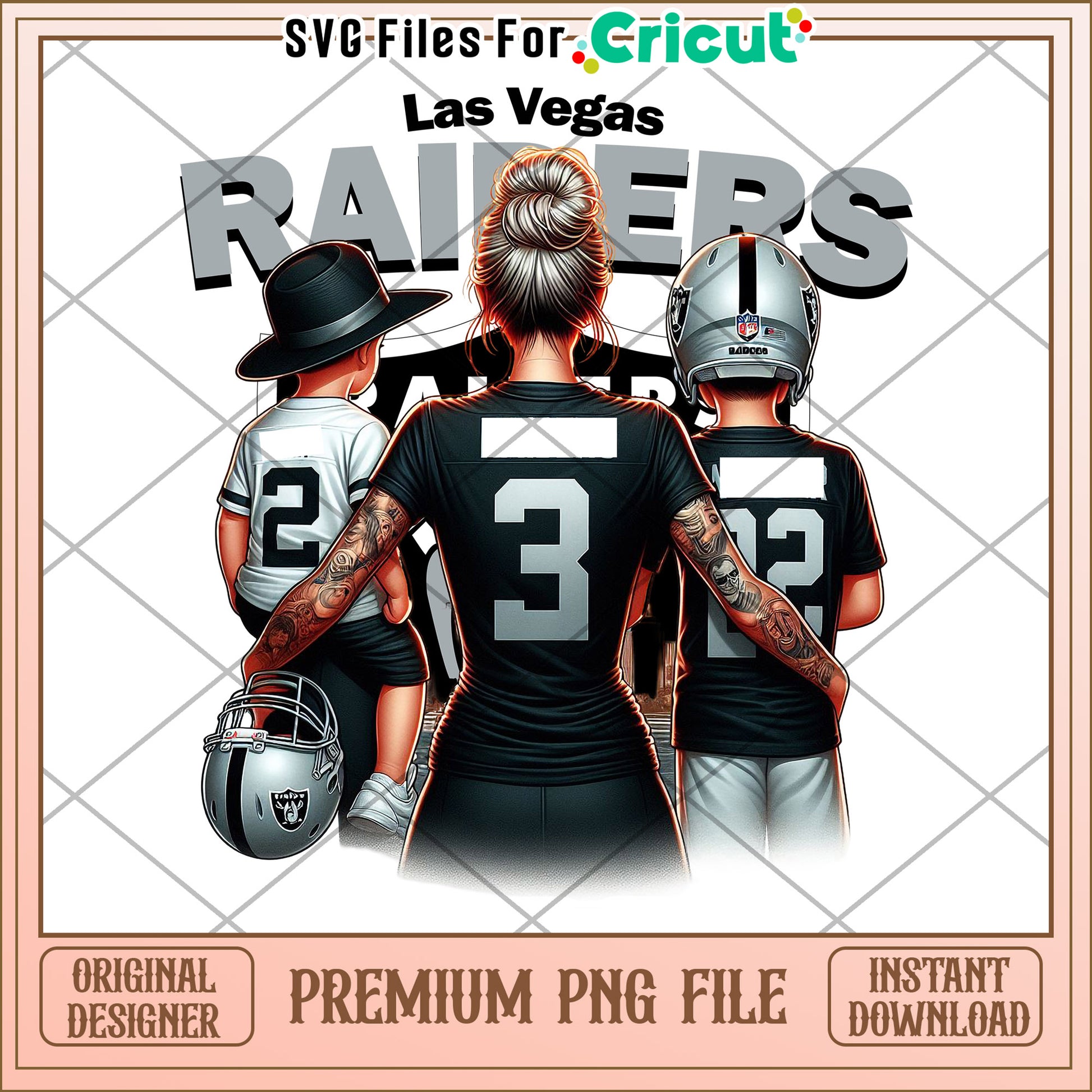 Las Vegas Raiders Family Shirt Design, Premium PNG Digital File