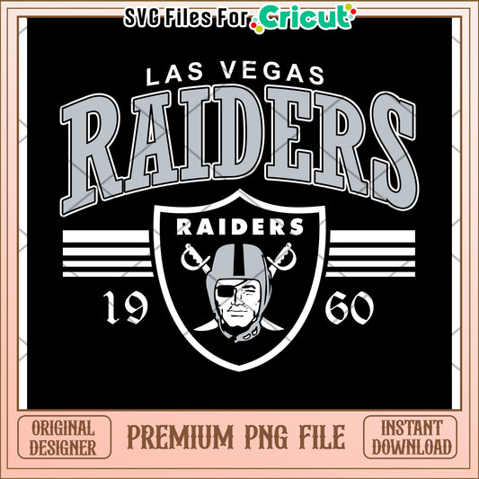 Las Vegas Raiders PNG Design, Premium Quality Instant Download