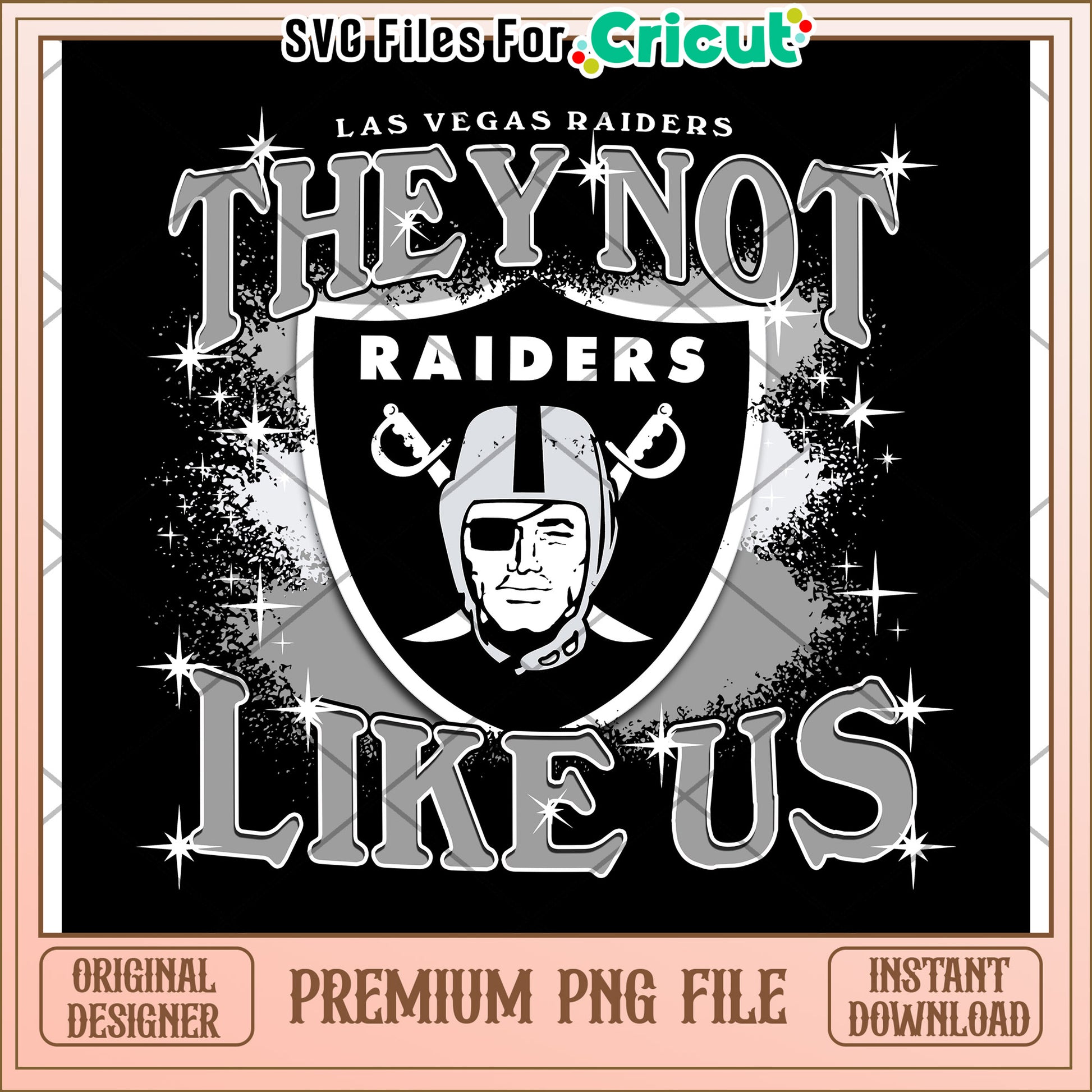 Las Vegas Raiders PNG file, perfect for Cricut projects