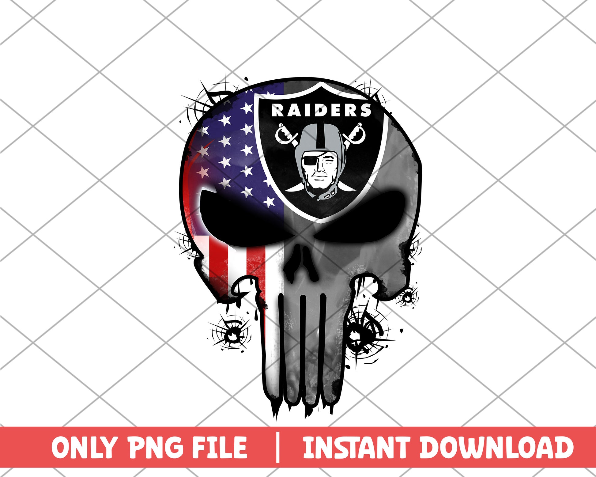 Las Vegas Raiders punisher png, Las Vegas Raiderspng