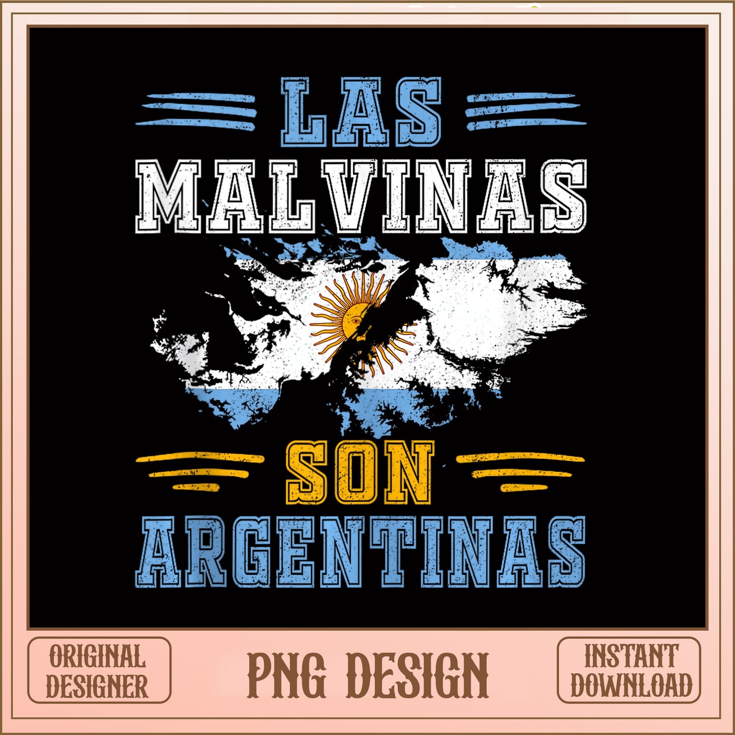 Las Malvinas Son Argentinas PNG, Argentina Flag PNG, Patriotic PNG