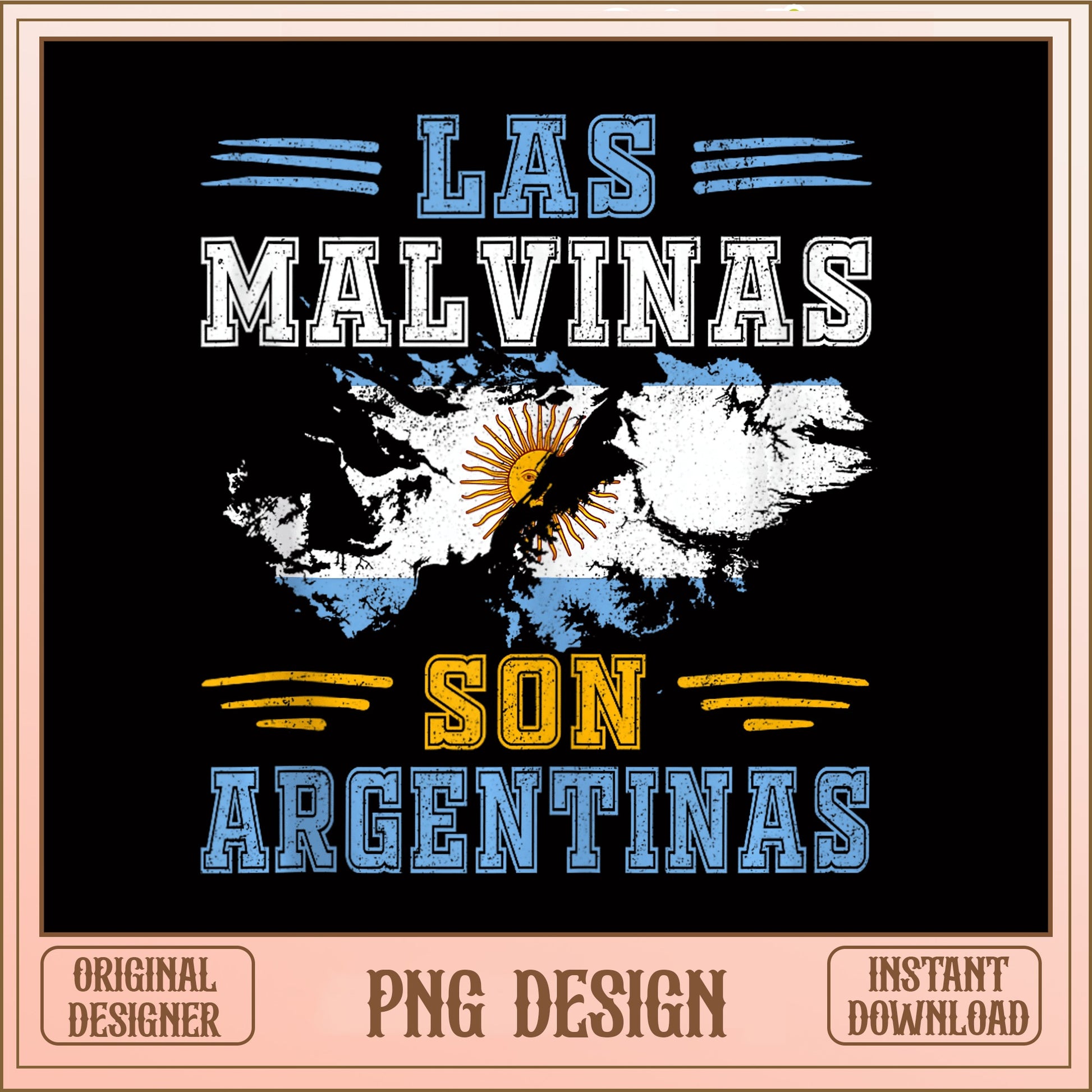 Las Malvinas Son Argentinas PNG, Argentina Flag PNG, Patriotic PNG