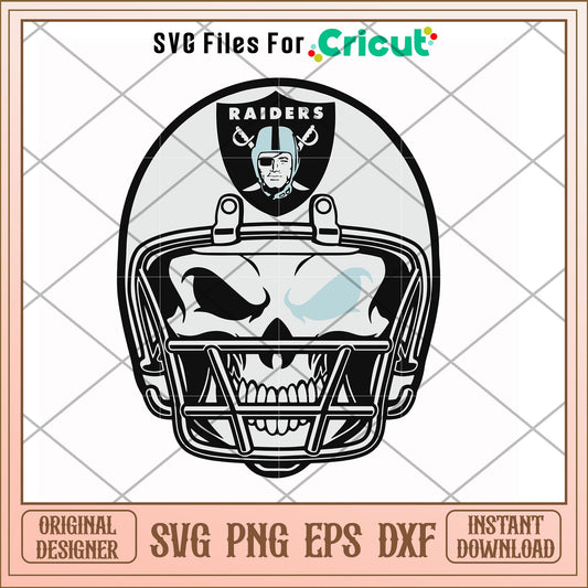 Las Vegas Raiders skull svg, Raiders svg, new nfl svg