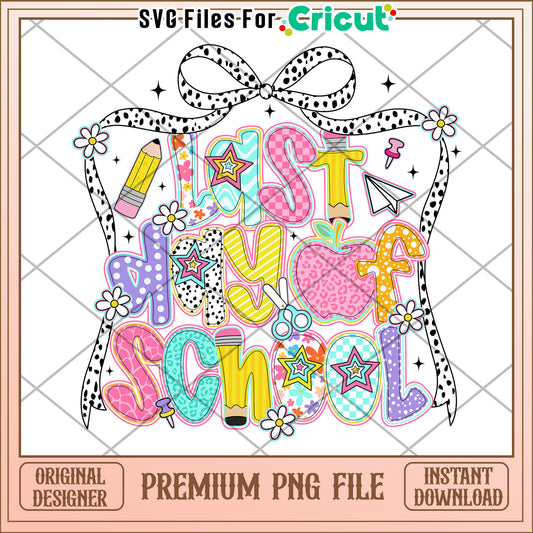 Last day of school design png, good bye school png, student last day of school  png