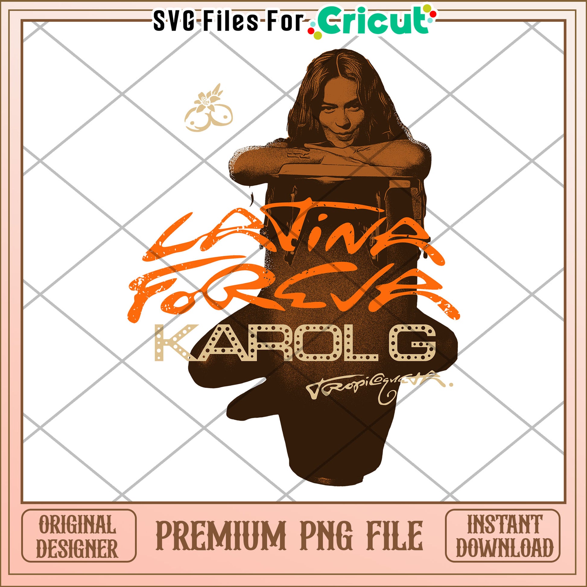 Latina foreva png, latina music png, tropical vibes png