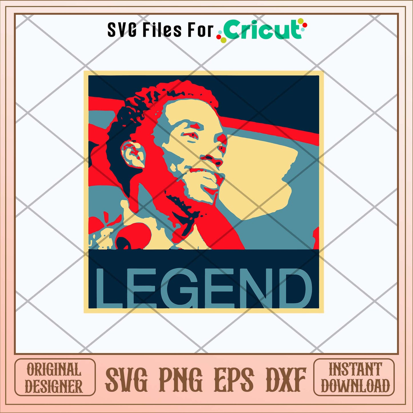 Legend Chadwick Boseman Classic Svg