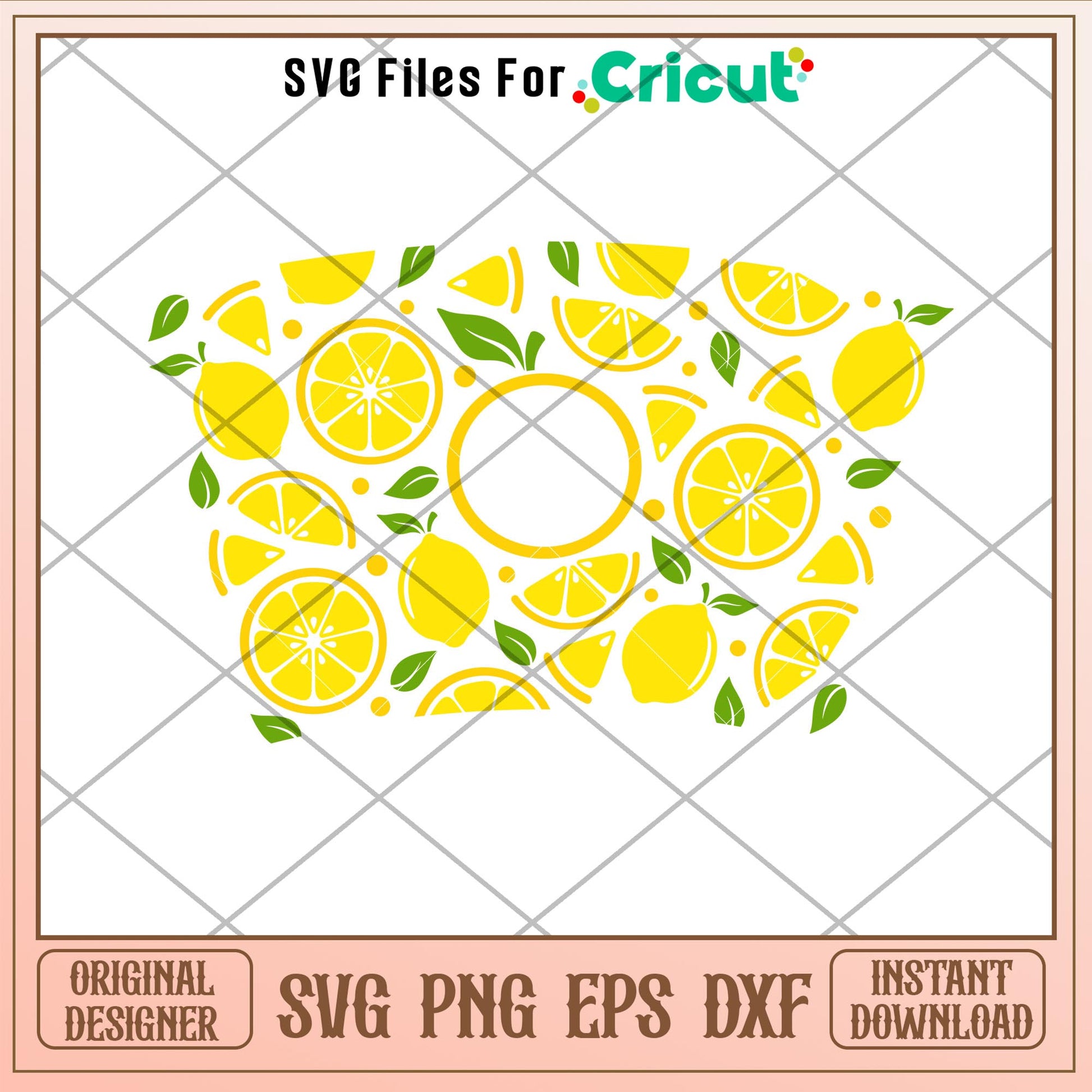 Lemon Summer Full Wrap, Lemon Summer Full Wrap Svg