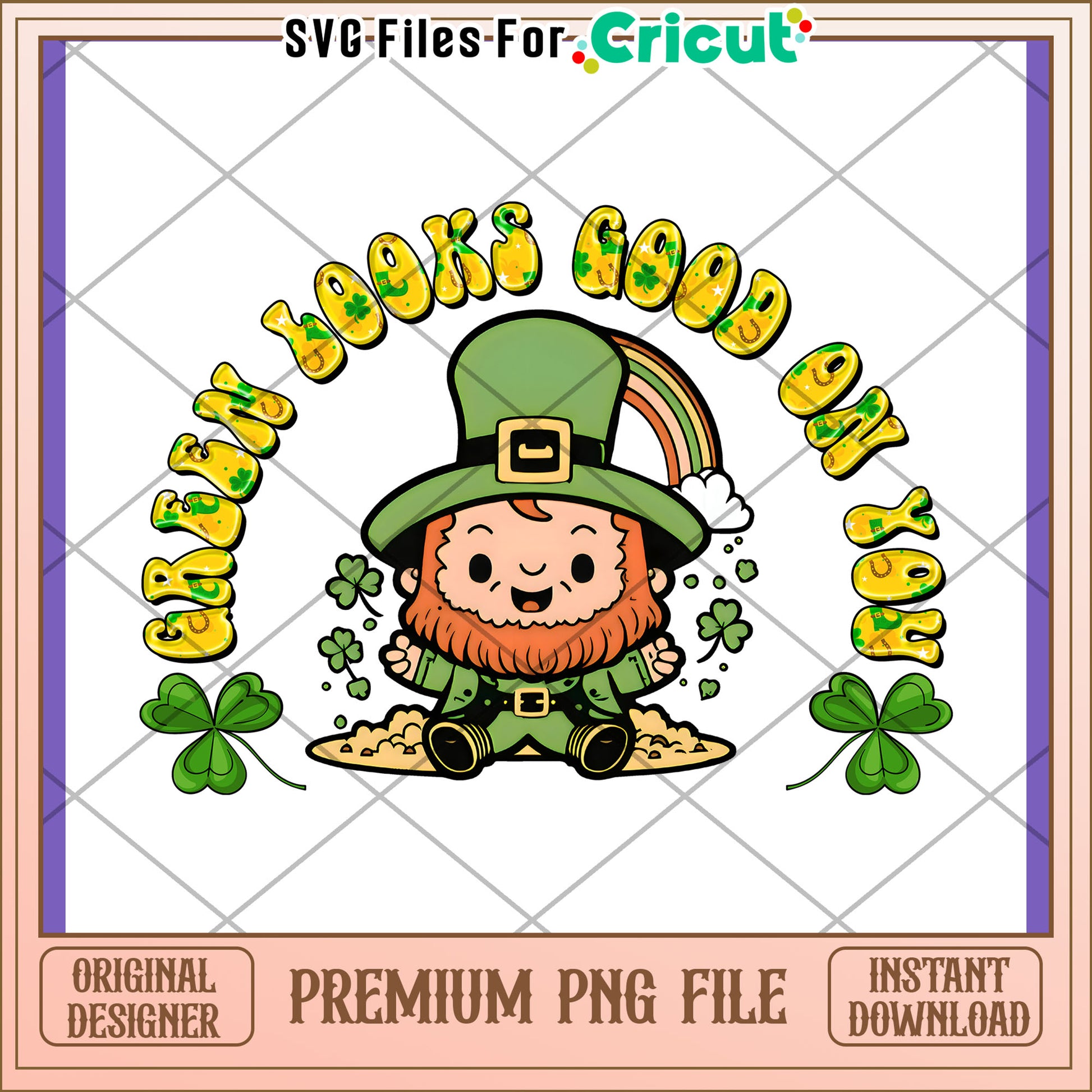 Leprechaun PNG Green Looks Good on You