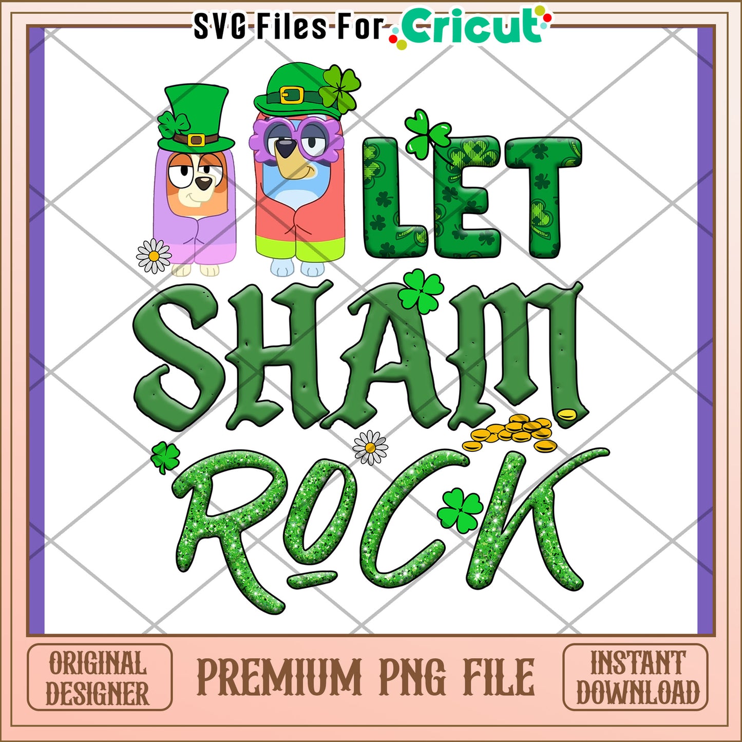Let Shamrock Spark Joy with Cute PNG Design