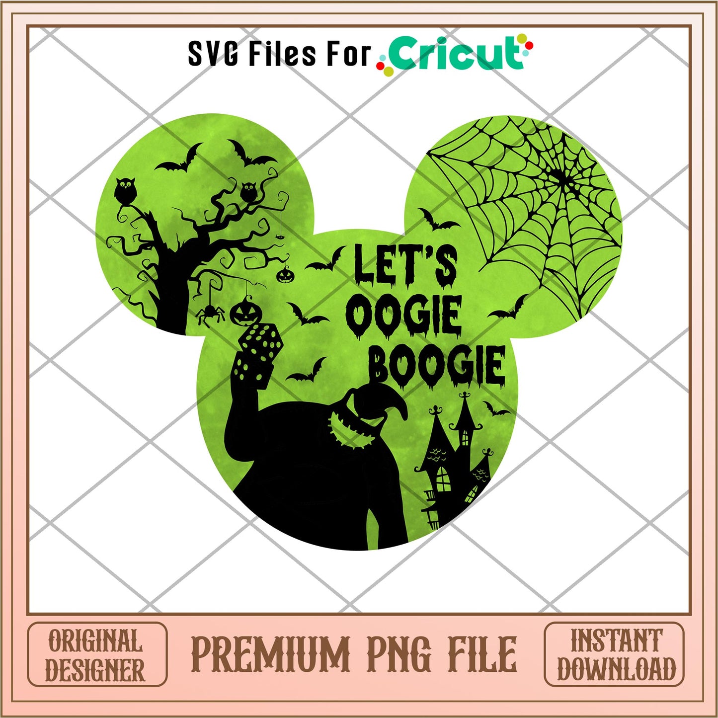 Let's Boogie Oogie Oogie png, Nightmare Before Christmas  png, Digital Download