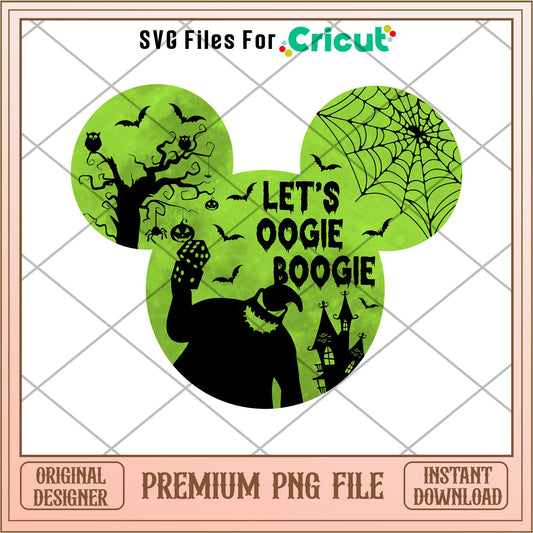 Let's Boogie Oogie Oogie png, Nightmare Before Christmas  png, Digital Download