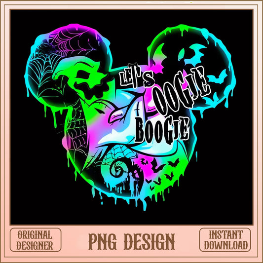Let's Oogie Boogie Mickey Mouse Halloween PNG, Disney PNG, Horror PNG