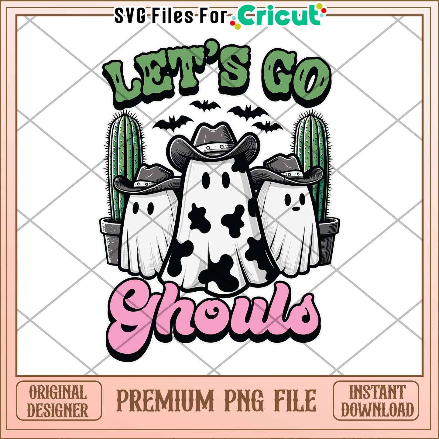 Let's go ghouls png, greatest time of the year  png, halloween vacation png