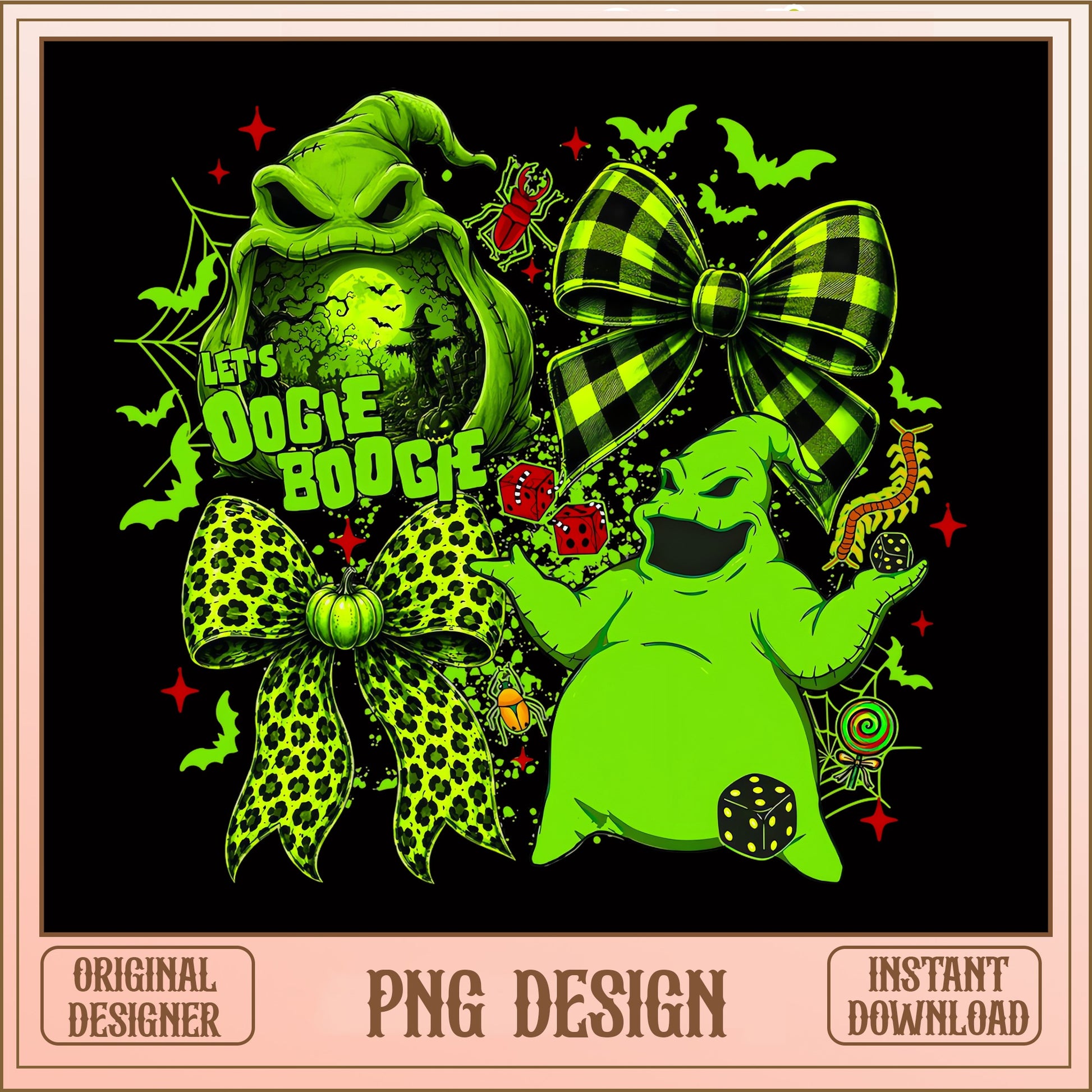 Lets Oogie Boogie PNG, Nightmare Before Christmas, Halloween PNG