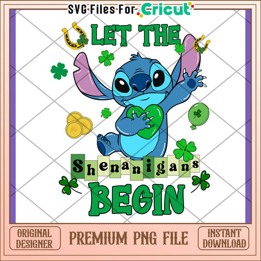 Let the Shenanigans Begin PNG Design Download