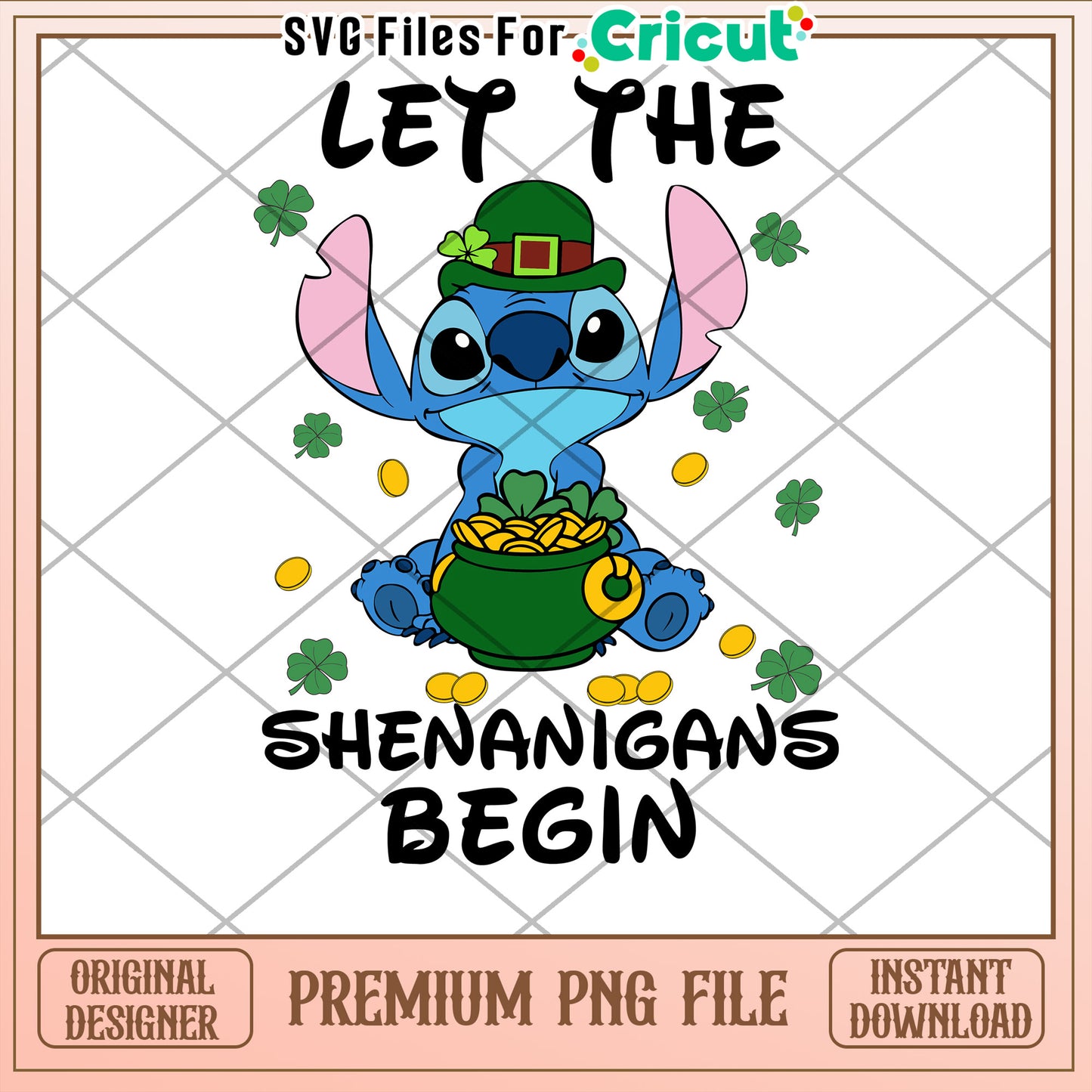 Let the Shenanigans Begin PNG for Cricut Crafts