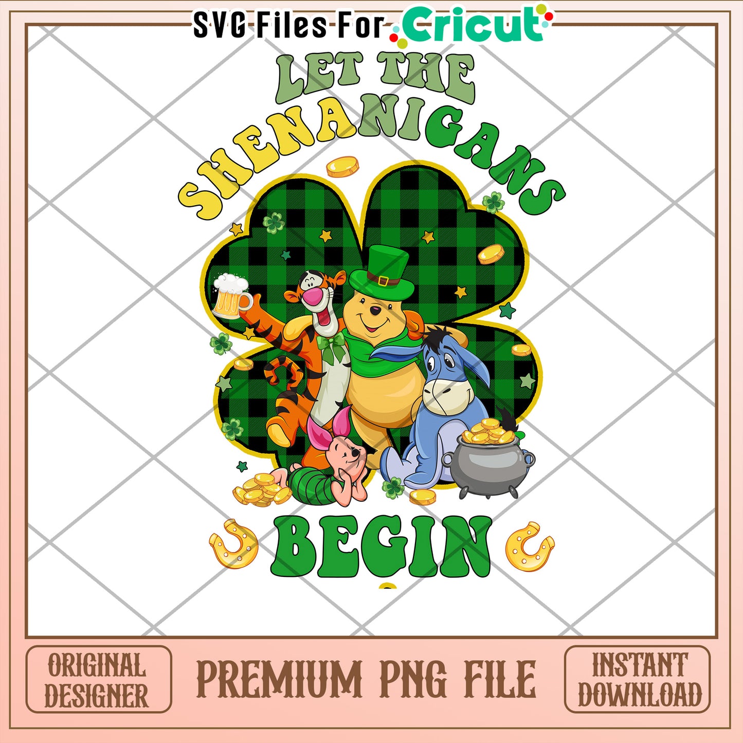 Let the Shenanigans Begin St Patrick's Day PNG Design