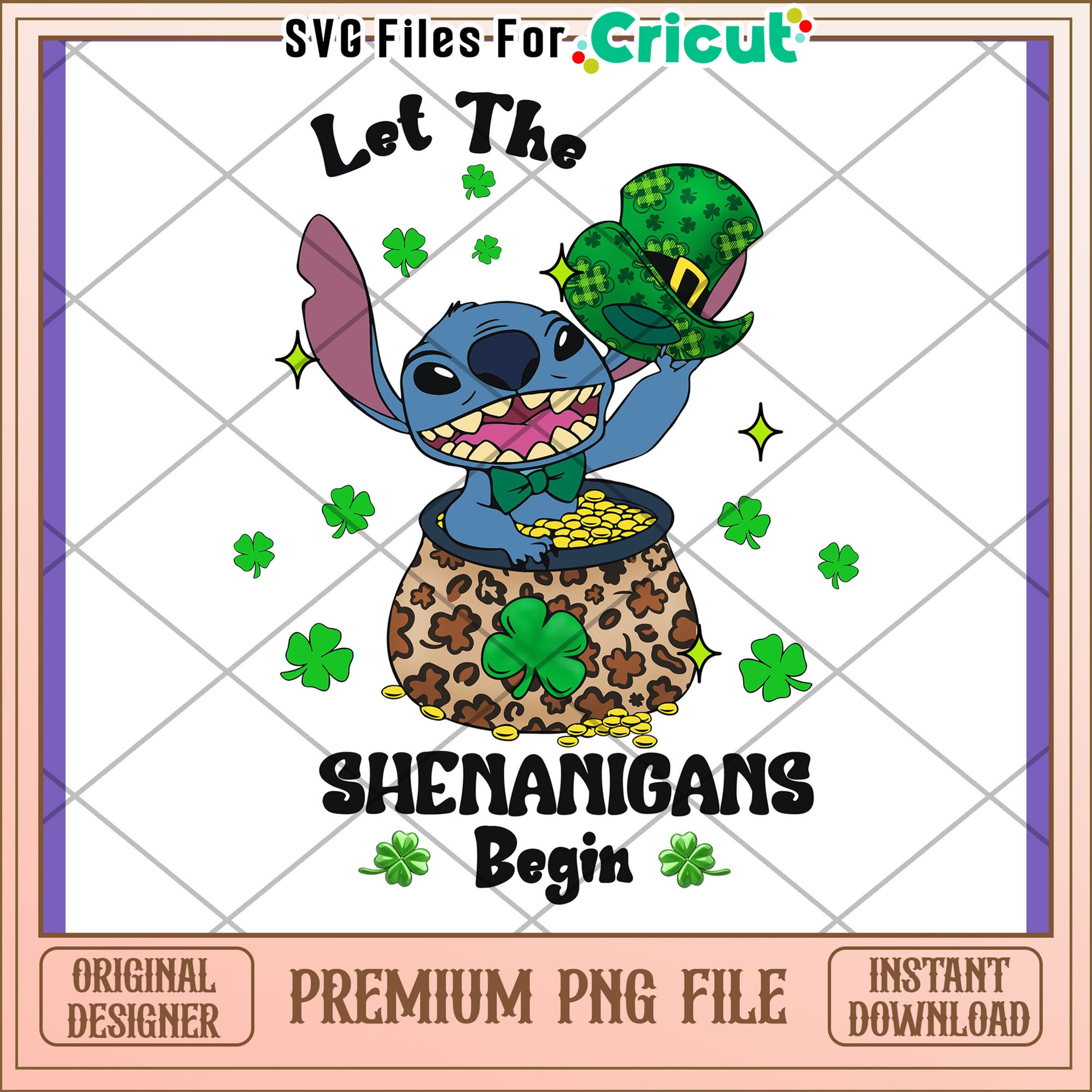 Let the Shenanigans Begin St Patrick's Day PNG Design