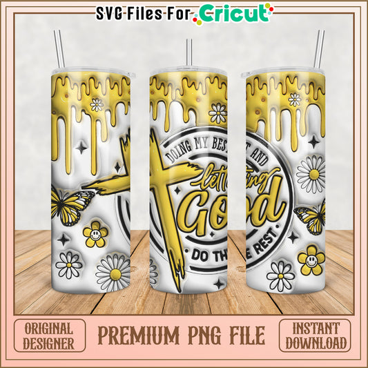 Letting Go Tumbler PNG Design