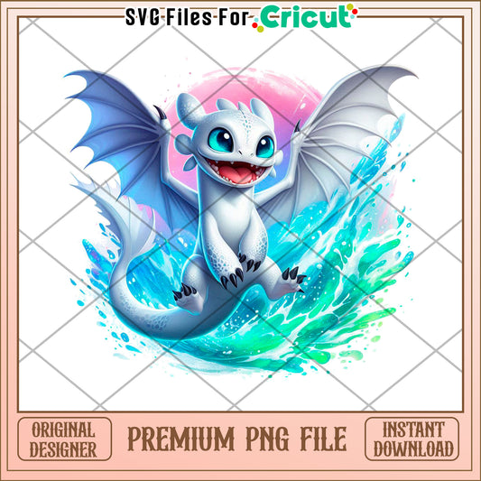 Light fury png, toothless​ png, how to train your dragon​ movie png