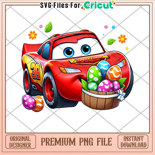 Lightning McQueen Easter PNG