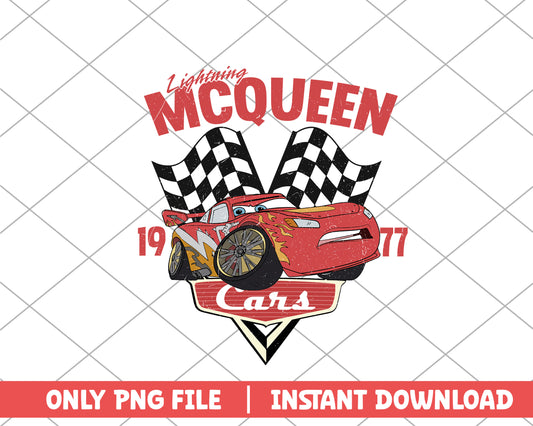 Lightning mcqueen 1977 cars disney png